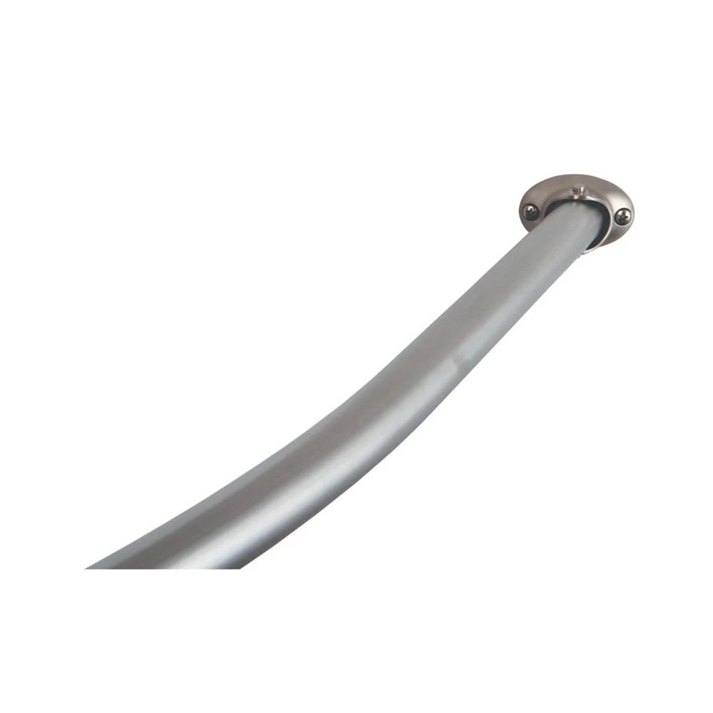 商品Kingston Brass|Traditional Adjustable Hotel Single Curved Shower Curtain Rod,价格¥831,第1张图片