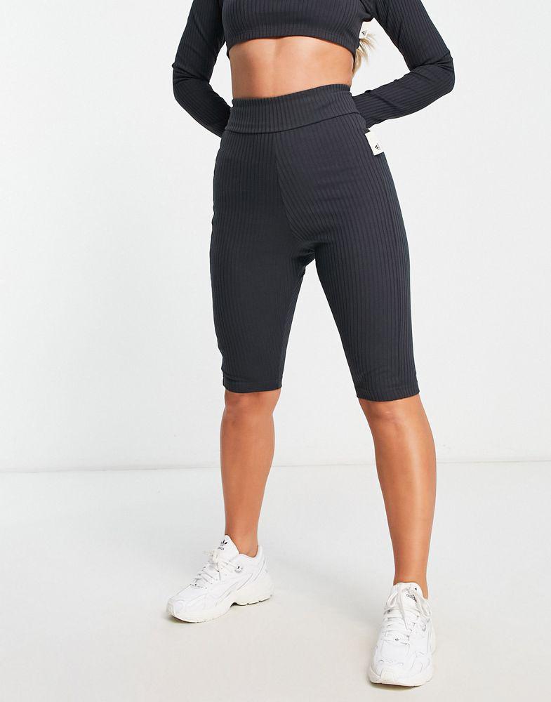 adidas Sportswear Studio Lounge legging shorts in black商品第1张图片规格展示