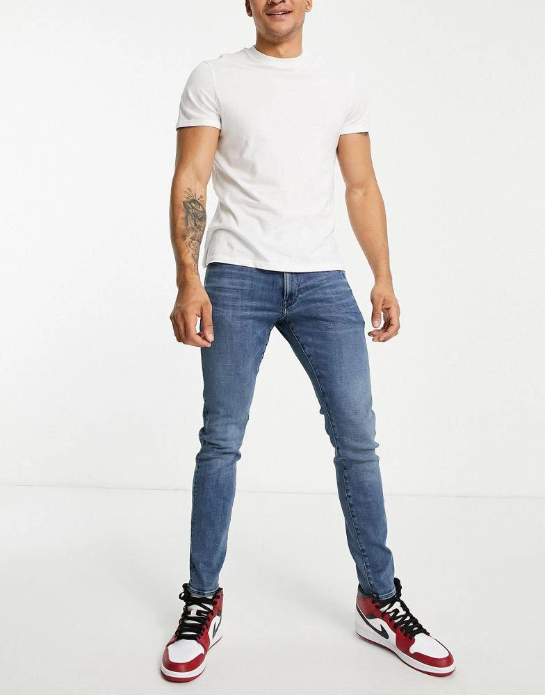 商品G-Star|G-Star Lancet skinny jeans in mid wash,价格¥656,第3张图片详细描述