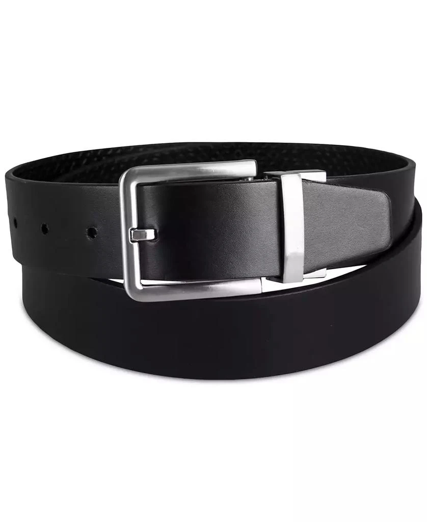 商品Calvin Klein|Men's Micro Logo Strap Reversible Casual Belt,价格¥283,第2张图片详细描述