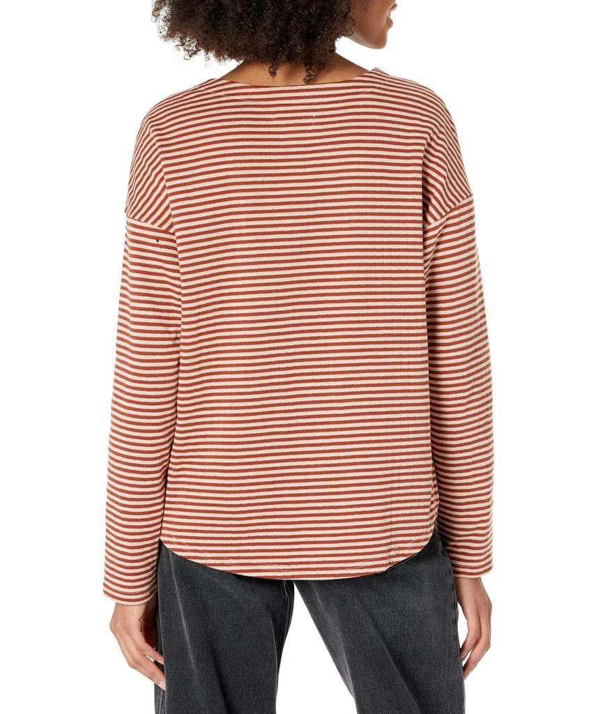 商品Madewell|Hopscotch Henley Tee Stripe Mixing Double Face,价格¥255,第2张图片详细描述