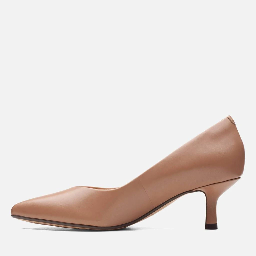 商品Clarks|CLARKS WOMEN'S VIOLET LEATHER COURT SHOES - PRALINE,价格¥451,第2张图片详细描述