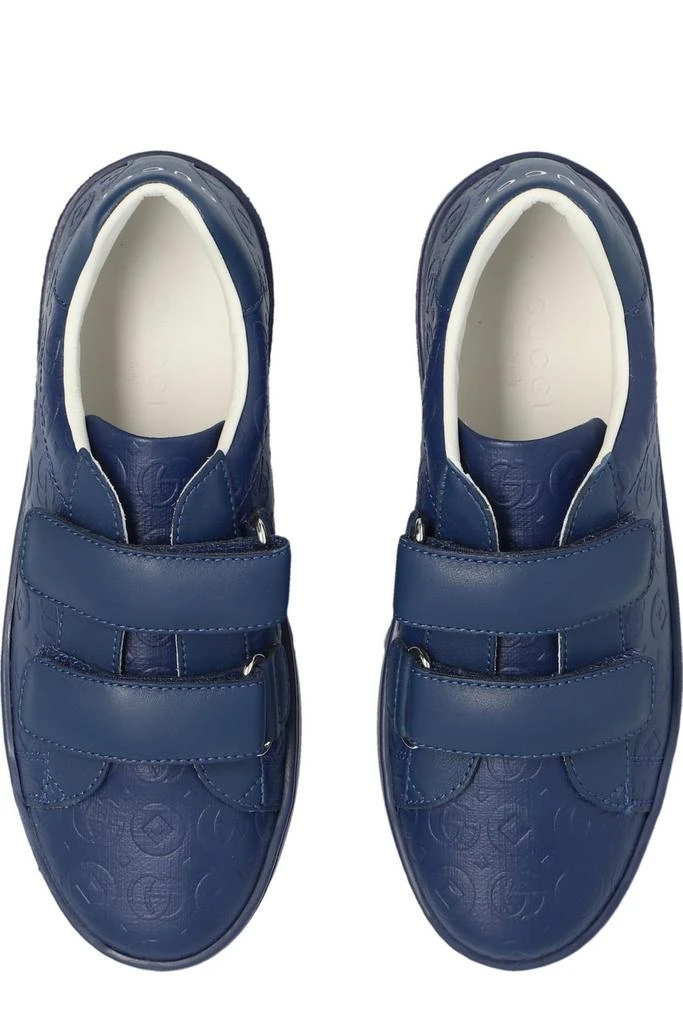 商品Gucci|Gucci Kids Ace Double G Round Toe Sneakers,价格¥1832,第4张图片详细描述