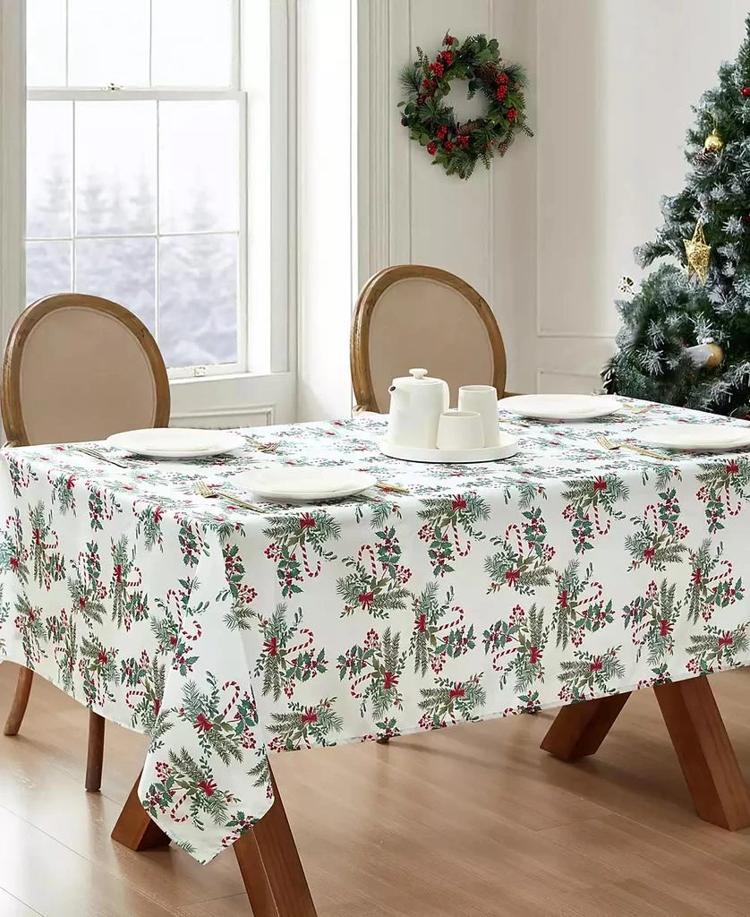 商品Laura Ashley|Easy Care Holiday Tablecloth, 70" Round,价格¥374,第4张图片详细描述