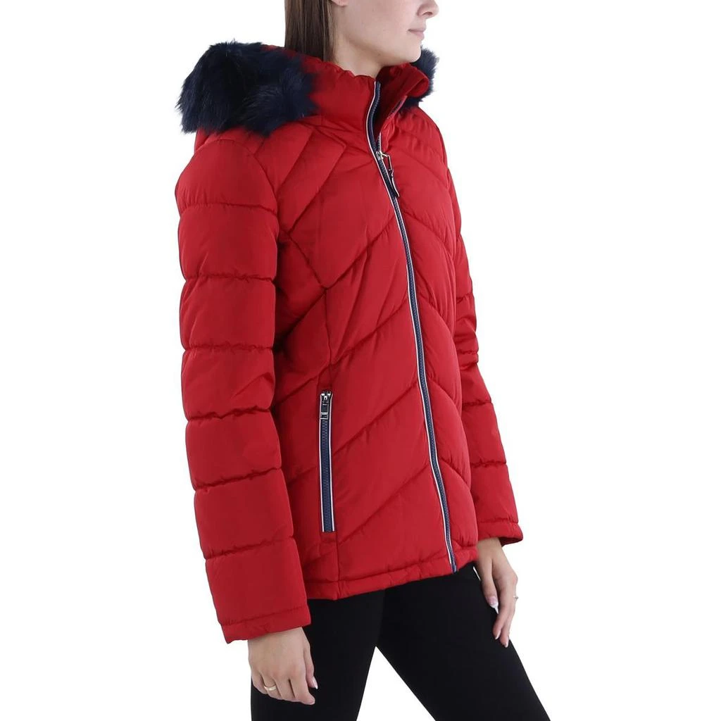 Tommy Hilfiger Womens Insulated Detachable Hood Puffer Jacket 商品