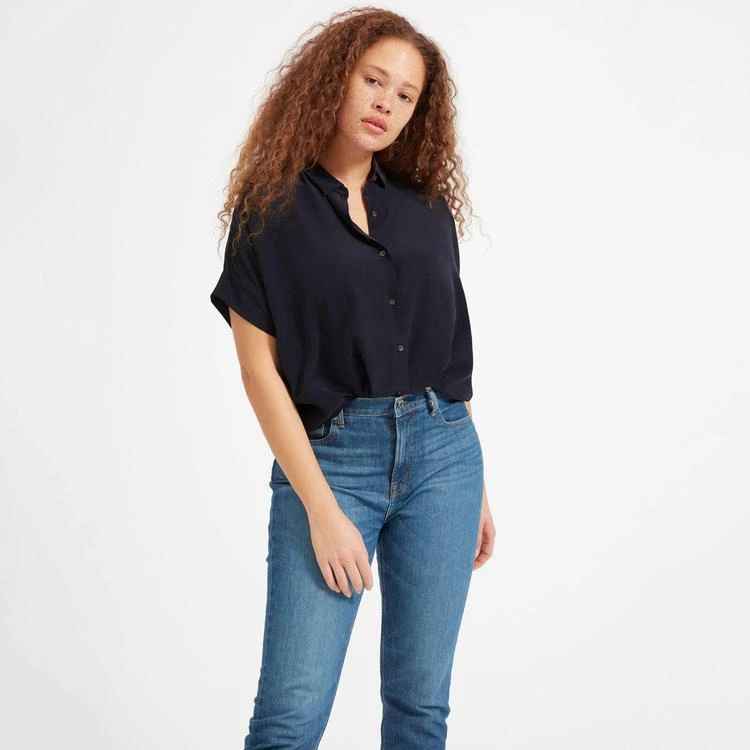 商品Everlane|真丝短袖衬衫,价格¥509-¥523,第5张图片详细描述