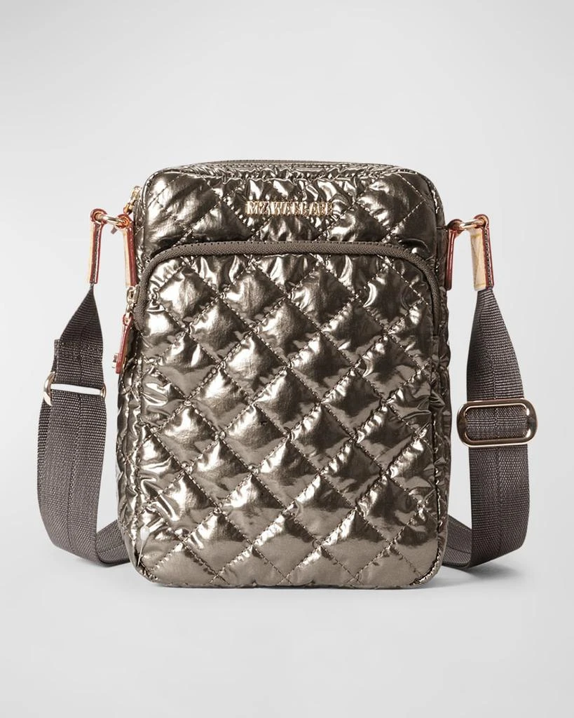 商品MZ Wallace|Metro Metallic Quilted Nylon Crossbody Bag,价格¥1260,第1张图片