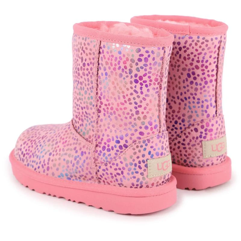 商品UGG|Shimmering animal spots logo boots in pink,价格¥1199,第2张图片详细描述