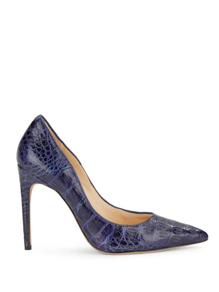 商品Alexandre Birman|Caddy Crocodile Point-Toe Pumps,价格¥3153,第5张图片详细描述
