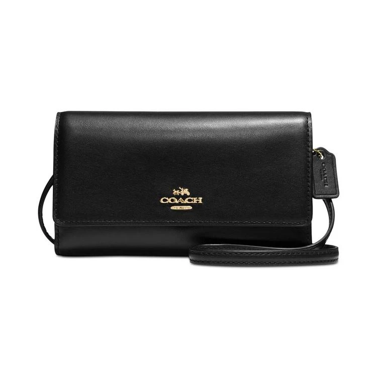 商品Coach|Phone Crossbody in Smooth Leather,价格¥1000,第1张图片