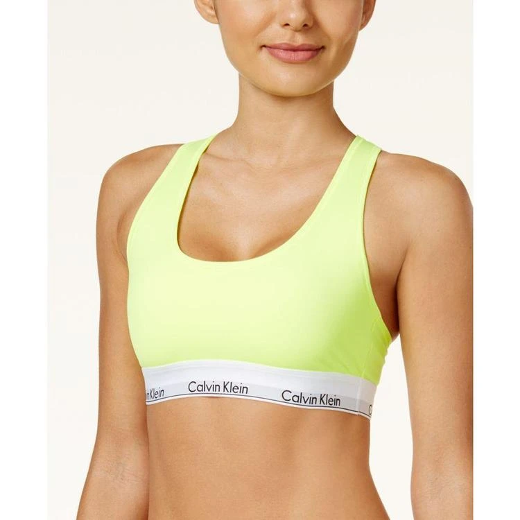 商品Calvin Klein|Modern Low-Impact Bralette,价格¥125,第2张图片详细描述