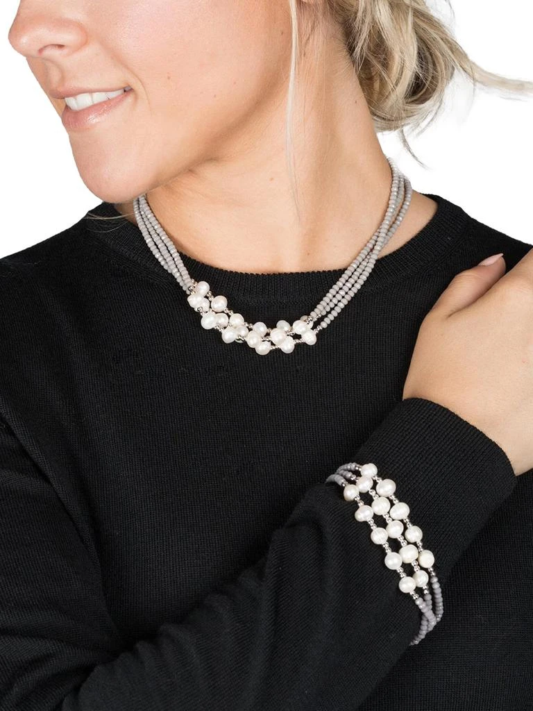 商品SAACHI|Socialite Crystal Necklace,价格¥197,第3张图片详细描述