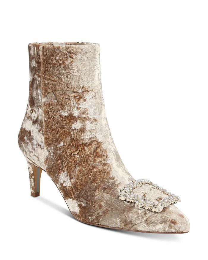 商品Sam Edelman|Women's Ulissa Luster Embellished High Heel Boots,价格¥852,第1张图片