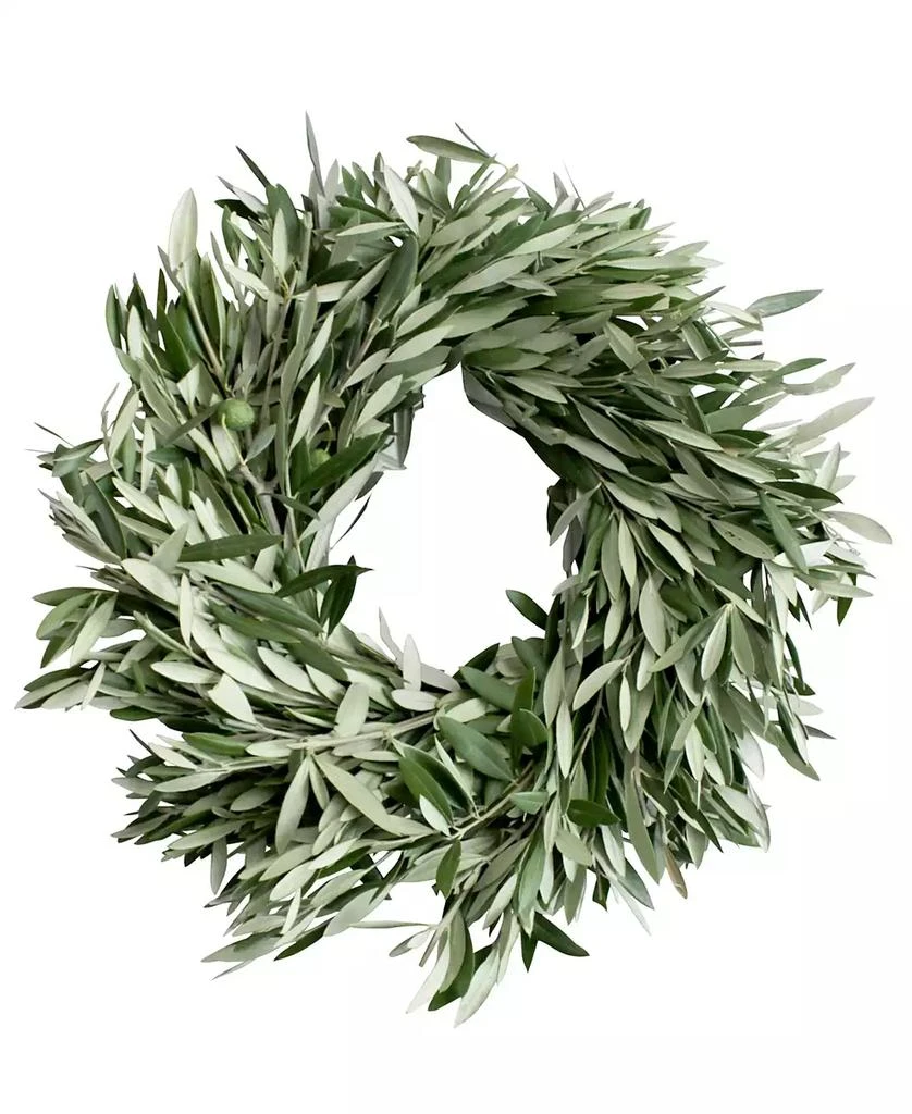 商品Magnolia Supply Co|Fresh Olive Wreath, 20",价格¥710,第1张图片