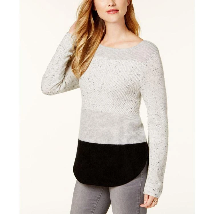 商品Charter Club|Cashmere Colorblocked Sweater, Created for Macy's,价格¥674,第1张图片