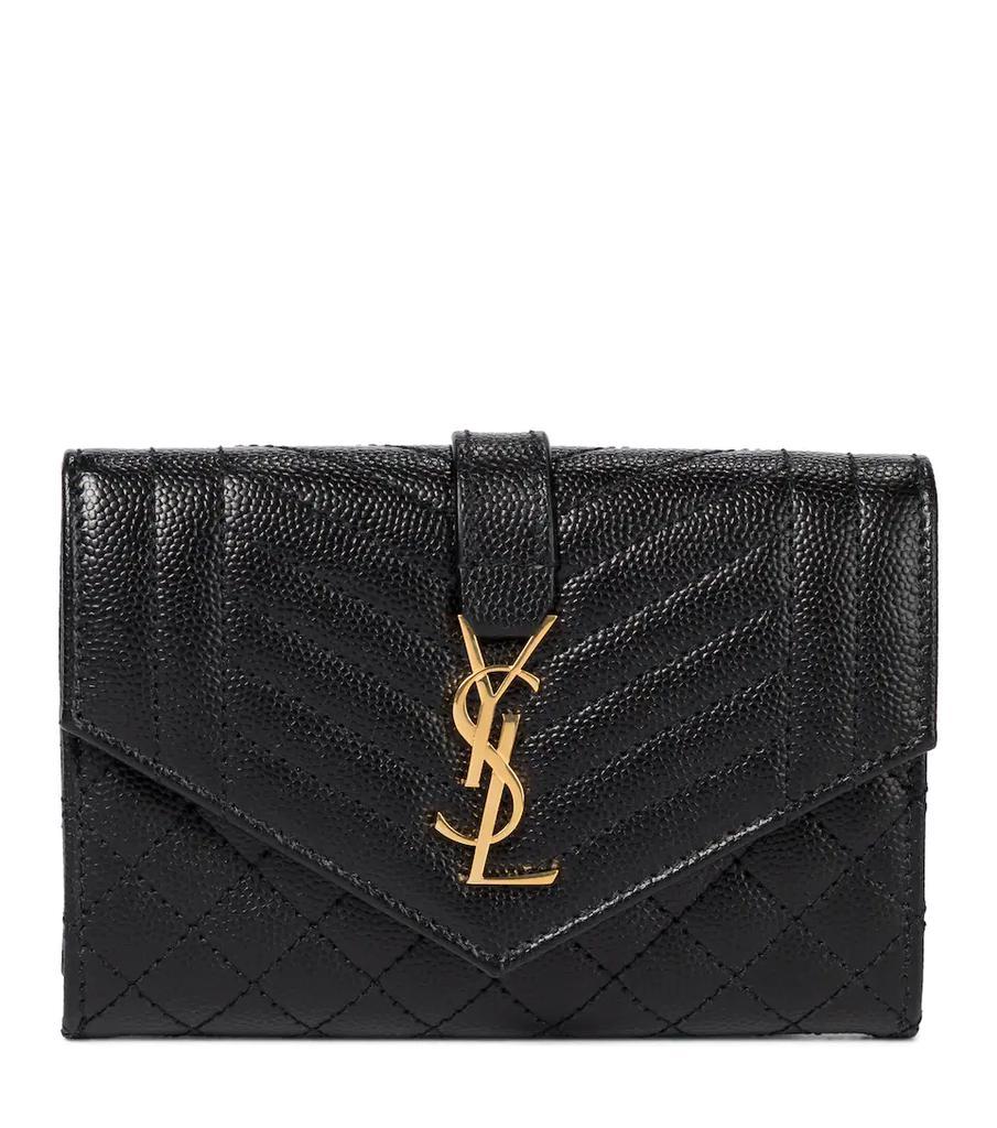 商品Yves Saint Laurent|Envelope Small leather wallet,价格¥2565,第1张图片