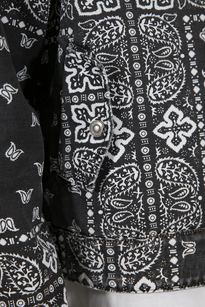 Reversible Paisley Trucker Jacket - Blue/Black 商品