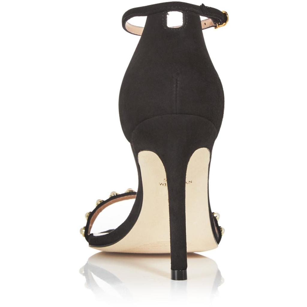 Stuart Weitzman Womens Amelina 95 Leather Ankle Strap Heels商品第9张图片规格展示