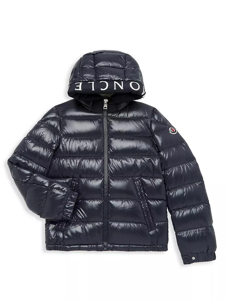 商品Moncler|Little Boy's & Boy's Salzman Hooded Jacket,价格¥5437-¥6862,第1张图片