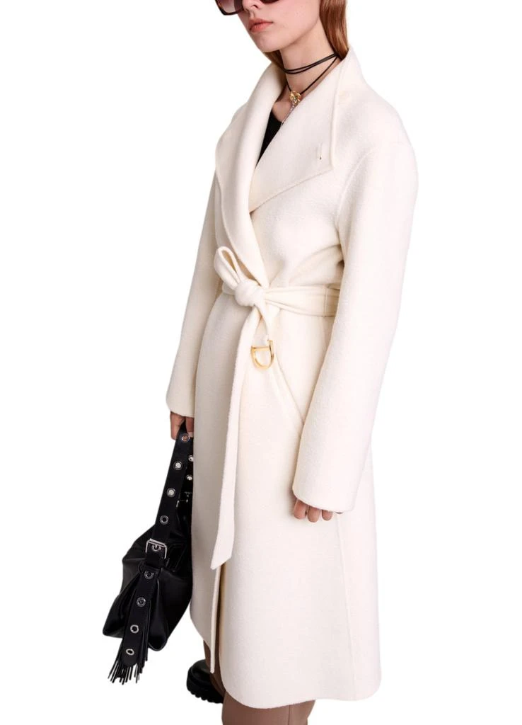 Mid-length coat with tie fastening 商品