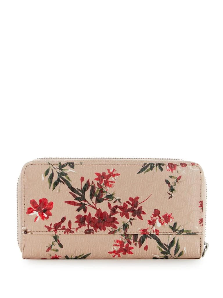 商品Guess Factory|Abree Zip-Around Wallet,价格¥166,第2张图片详细描述