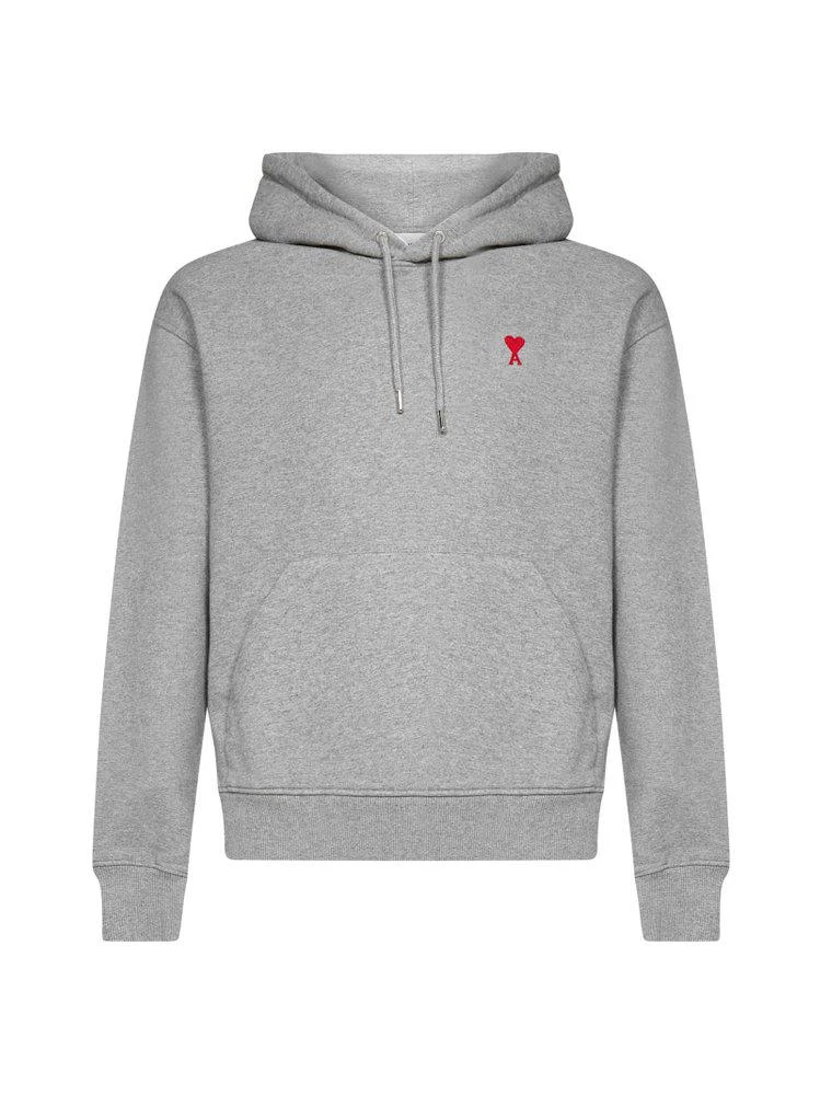 商品AMI|AMI Logo Embroidered Drawstring Hoodie,价格¥1508,第1张图片