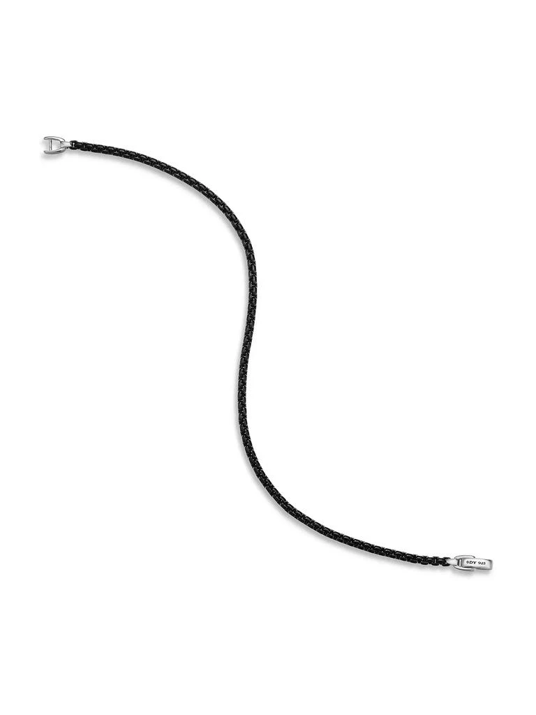 商品David Yurman|Box Chain Bracelet in Stainless Steel and Sterling Silver,价格¥1468,第3张图片详细描述