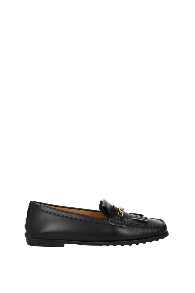商品Tod's|Loafers Leather Black,价格¥2379,第1张图片