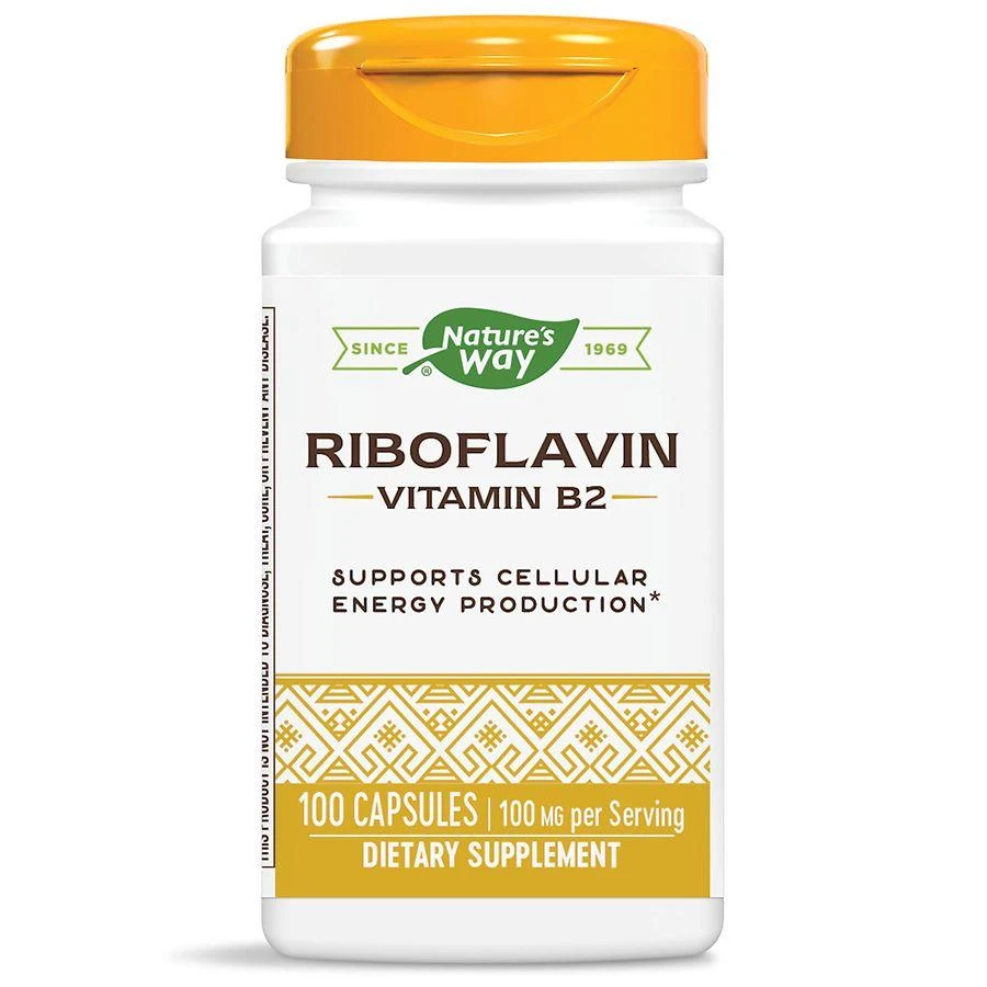 商品Nature's Way|Riboflavin Vitamin B2 Capsules,价格¥83,第1张图片