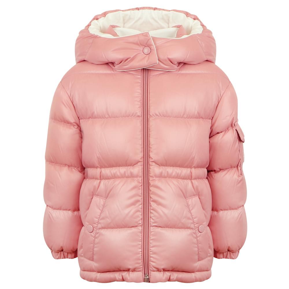 Pink Maire Hooded Infant Jacket商品第1张图片规格展示