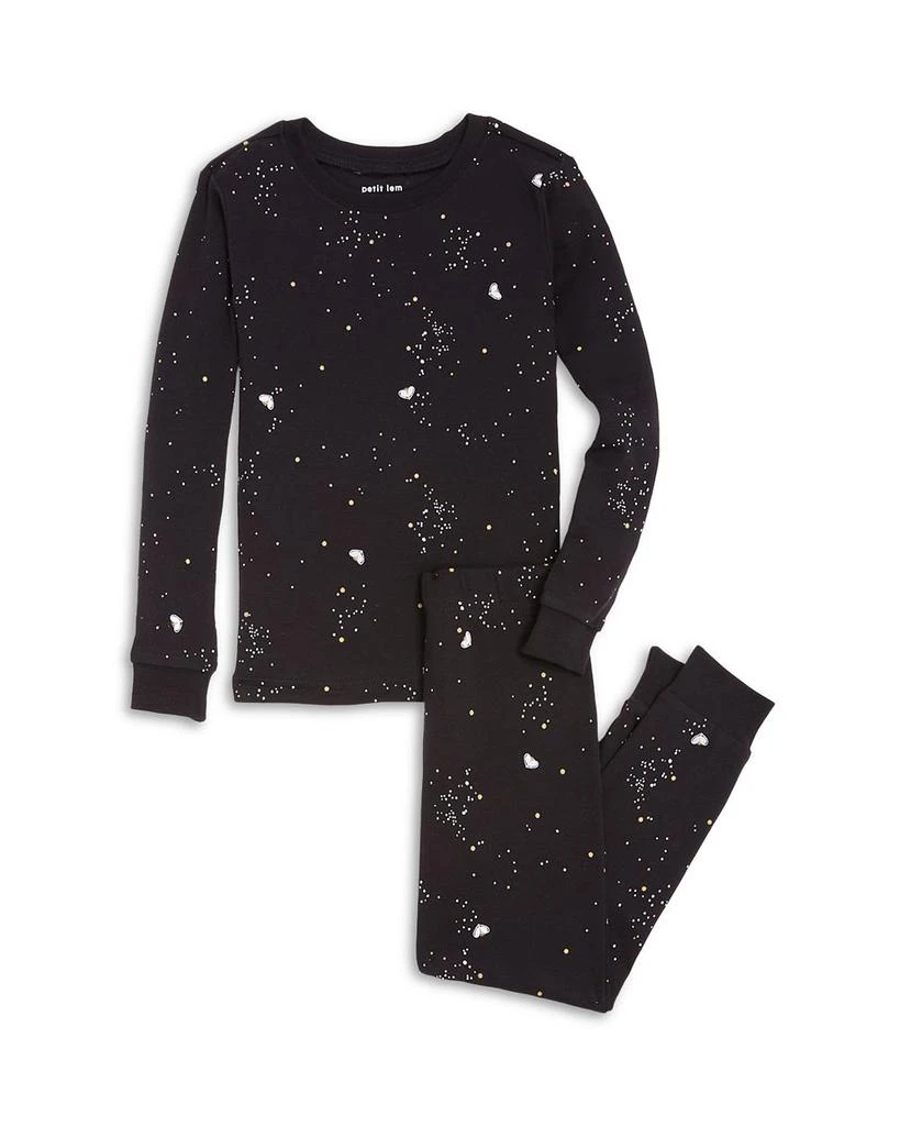 商品Petit Lem|Boys' Fireflies Print Organic Cotton Pajama Set - Little Kid,价格¥214,第1张图片详细描述