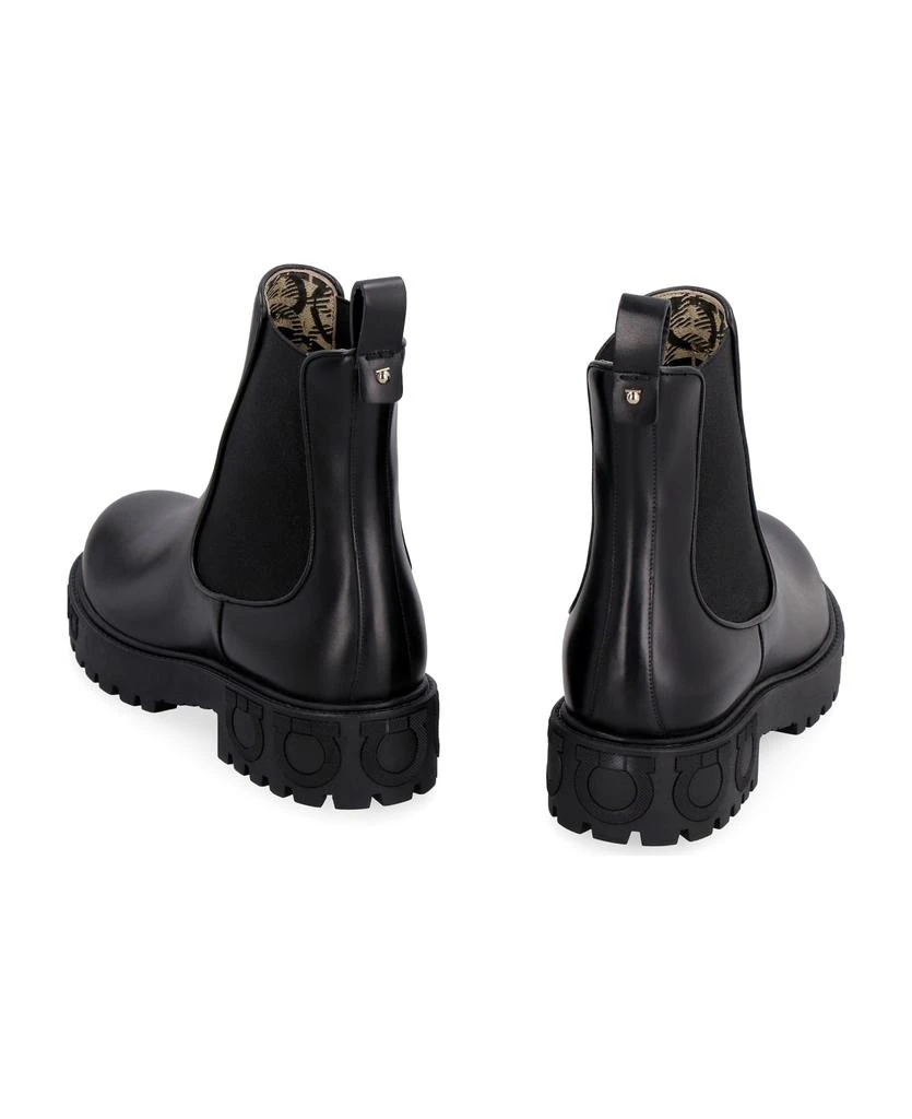 商品Salvatore Ferragamo|Leather Chelsea Boots,价格¥5661,第4张图片详细描述