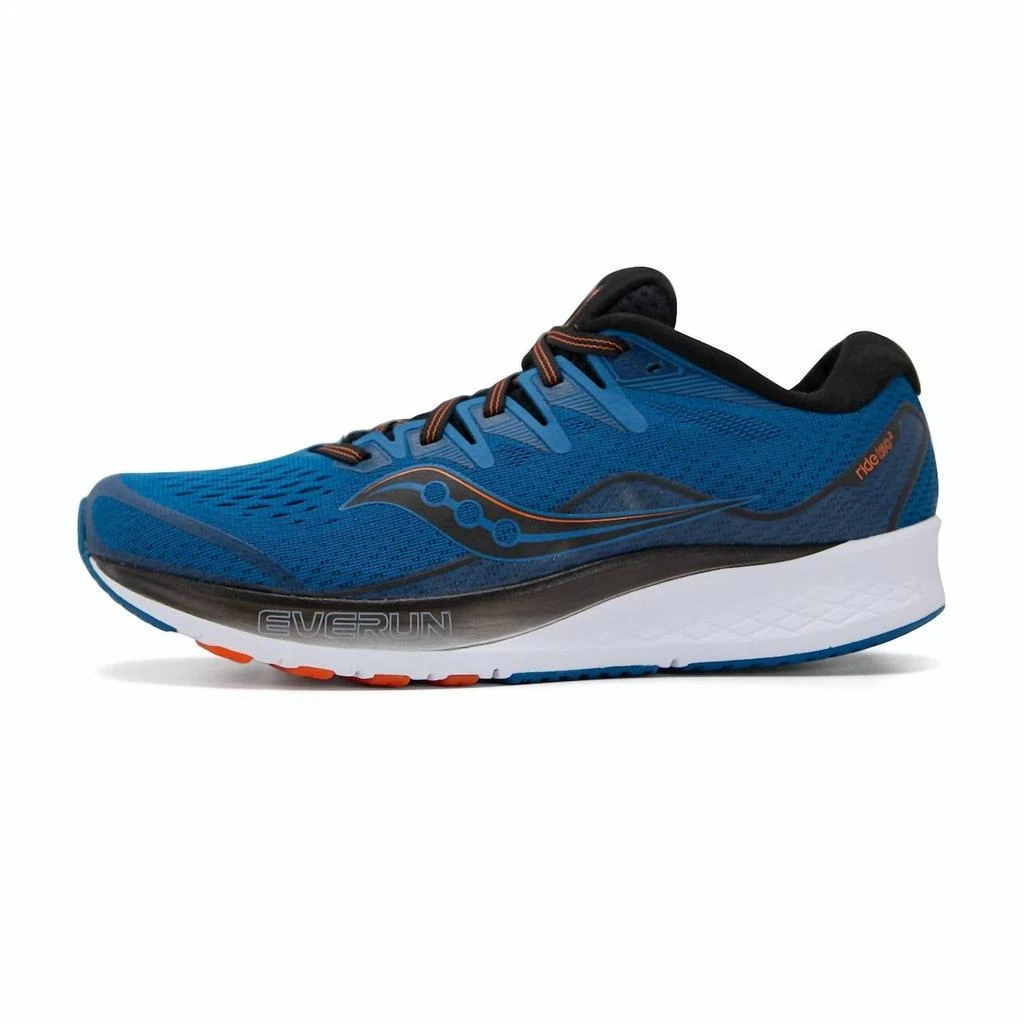 商品Saucony|Men's Ride Iso 2 Running Shoes - Medium Width In Blue,价格¥793,第1张图片