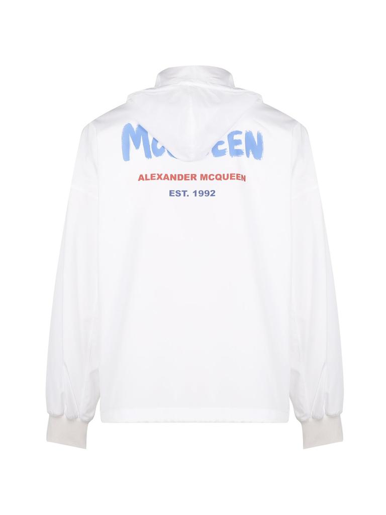 Alexander McQueen Buttoned Drawstring Hoodie商品第2张图片规格展示