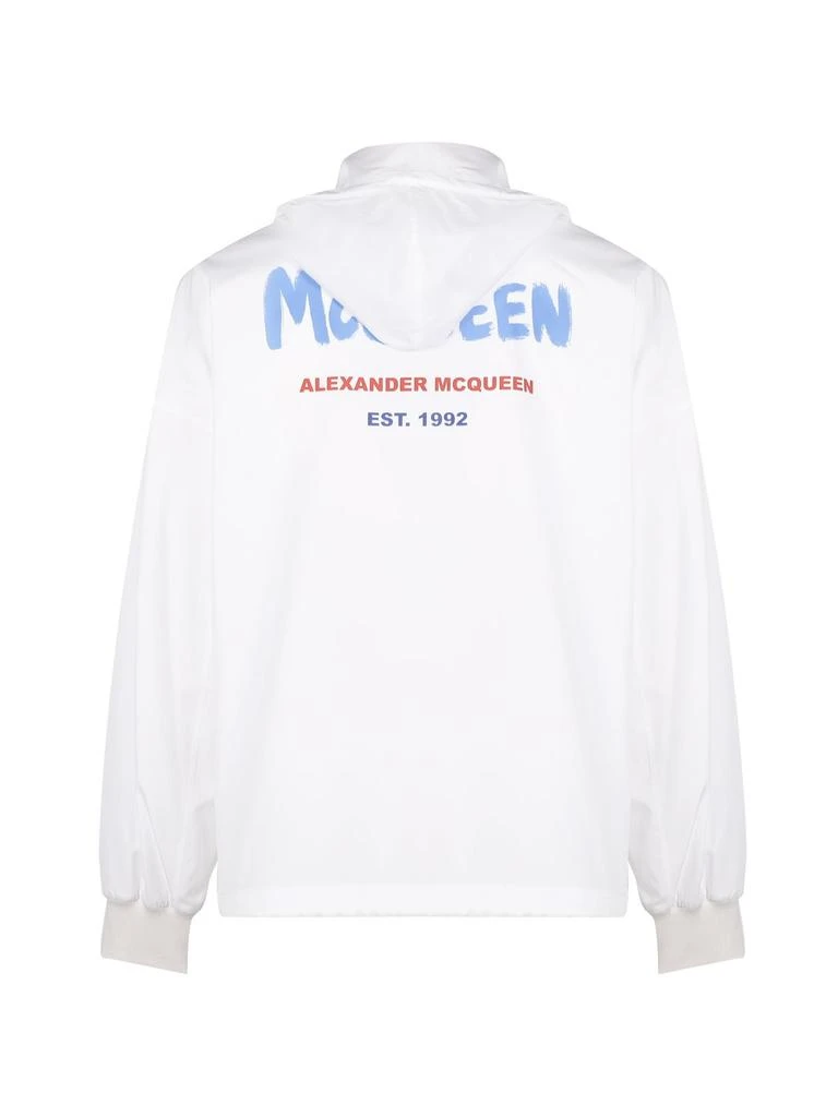 商品Alexander McQueen|Alexander McQueen Buttoned Drawstring Hoodie,价格¥3715,第2张图片详细描述