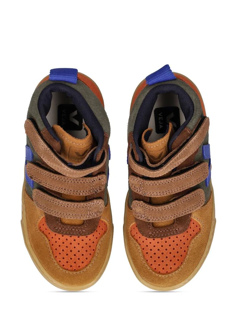 商品Veja|V-10 Mid Suede Strap Sneakers,价格¥1038,第1张图片详细描述