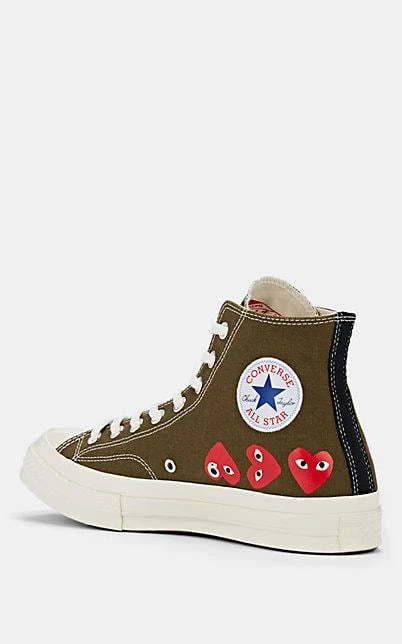 商品Comme des Garcons|女士 Chuck Taylor '70s 川久保玲合作款高帮休闲鞋,价格¥683,第3张图片详细描述