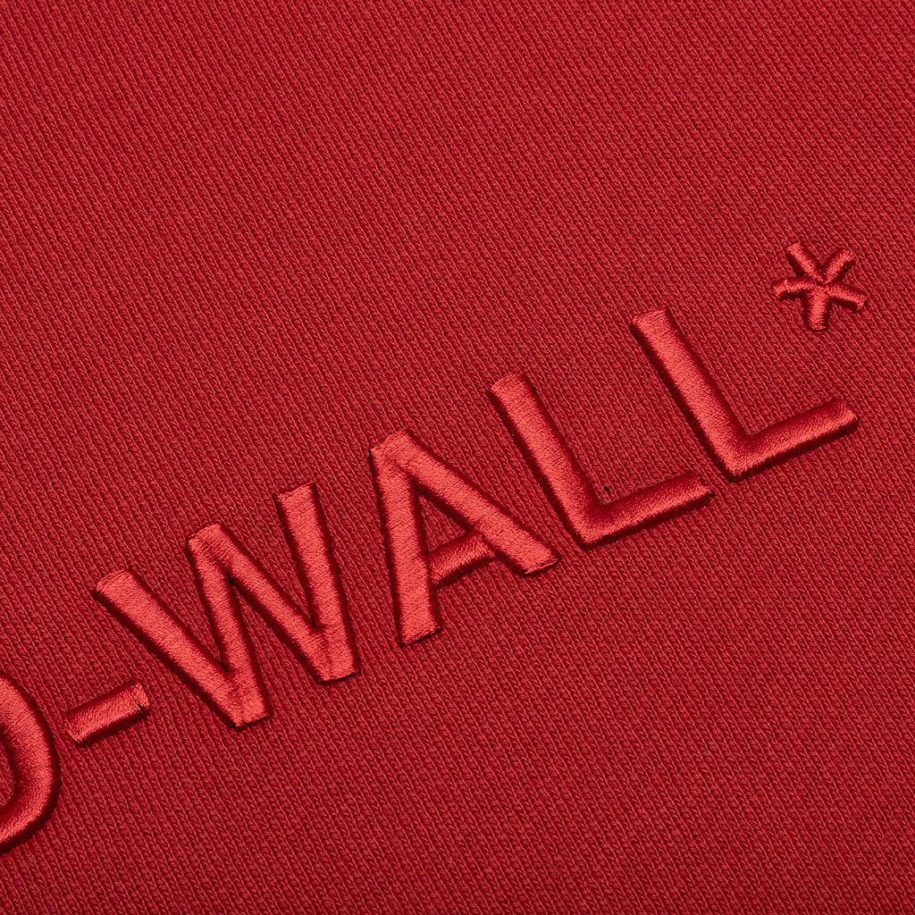 A-Cold-Wall Logo Sweatshirt - Deep Red商品第3张图片规格展示