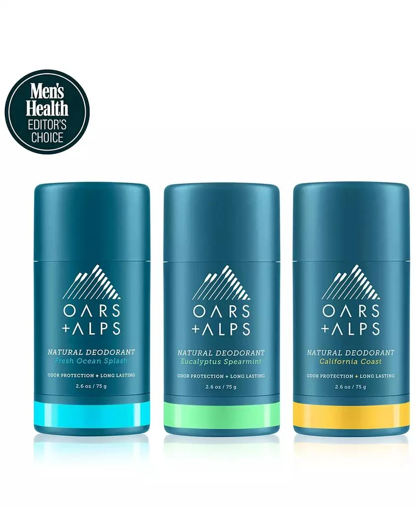 商品Oars + Alps|3-Pc. Aluminum Free Deodorant Set,价格¥301,第1张图片