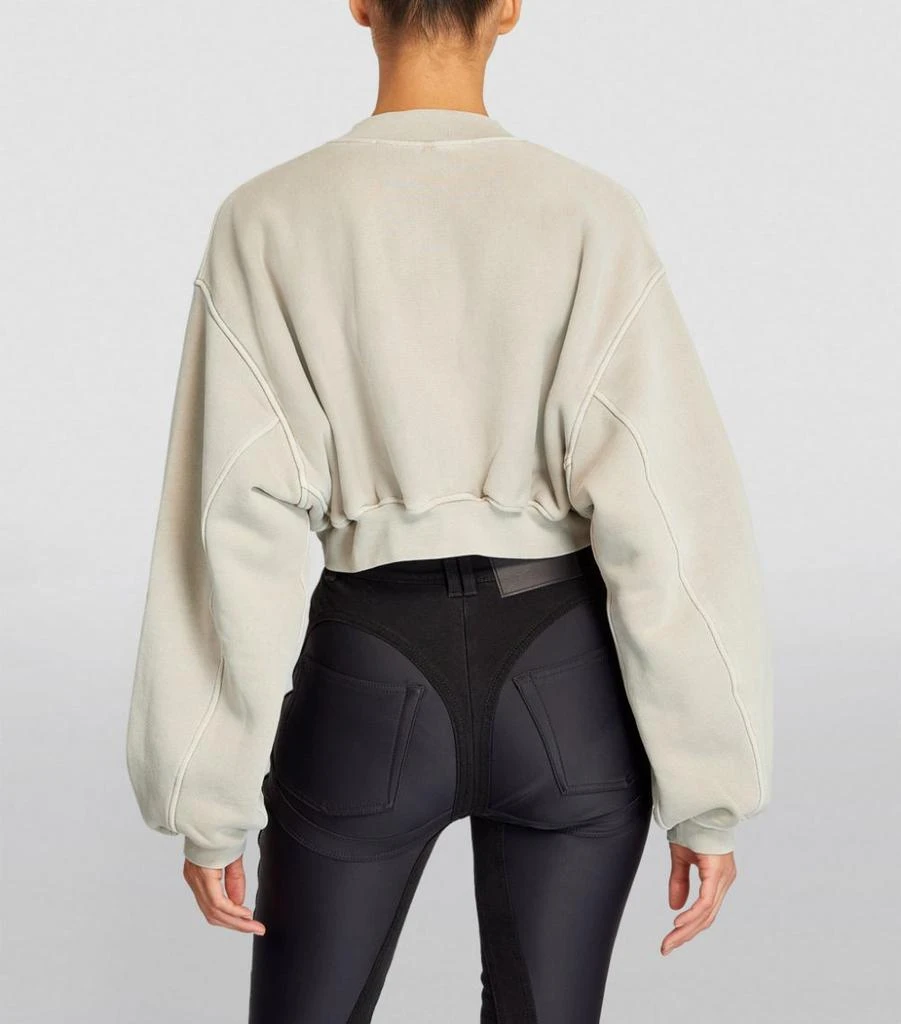 商品Alexander Wang|Cropped V-Neck Sweatshirt,价格¥3186,第4张图片详细描述