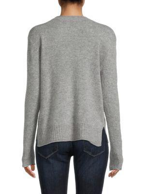 商品Saks Fifth Avenue|Rolled Edge Crewneck Cashmere Sweater,价格¥735,第2张图片详细描述