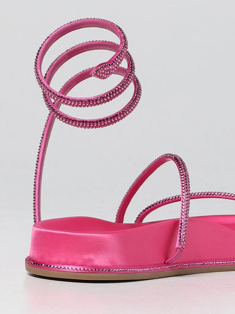 商品Rene Caovilla|Gisele René Caovilla sandal in satin with rhinestones,价格¥4395,第3张图片详细描述