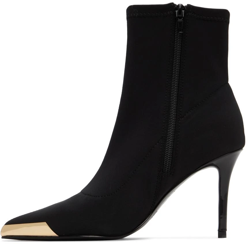 商品Versace|Black Logo Ankle Boots,价格¥491,第3张图片详细描述