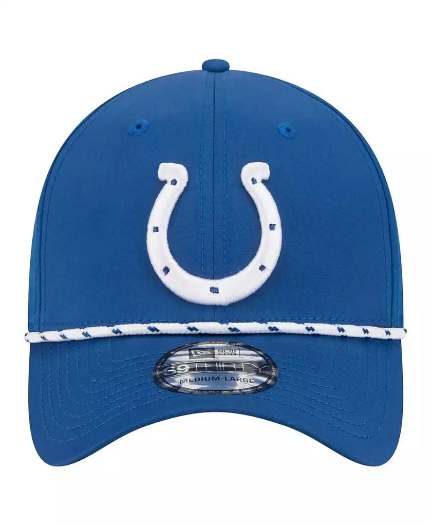 商品New Era|Men's Royal Indianapolis Colts Perforated 39THIRTY Flex Hat,价格¥280,第5张图片详细描述