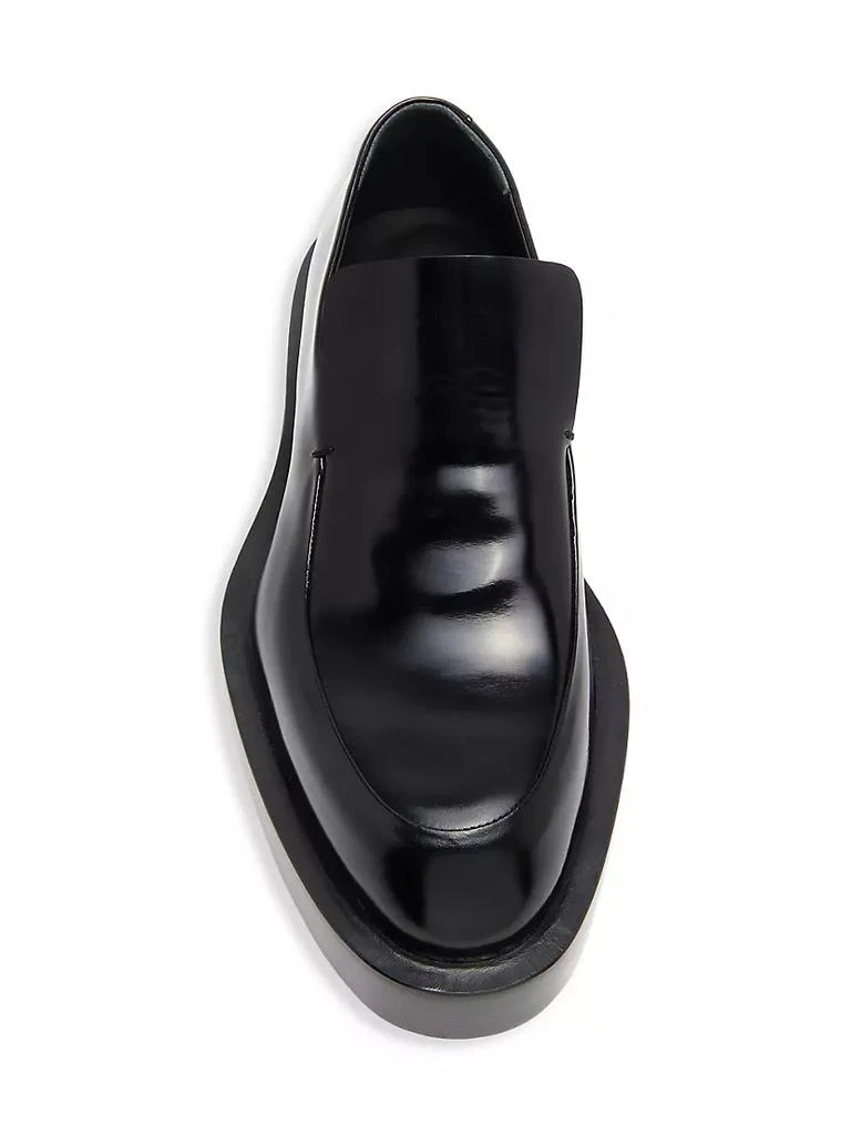 商品Jil Sander|Elegant Platform Leather Shoes,价格¥12452,第5张图片详细描述