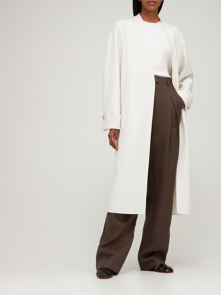 商品AGNONA|Muretto Cashmere Blend Open Long Coat,价格¥25449,第1张图片