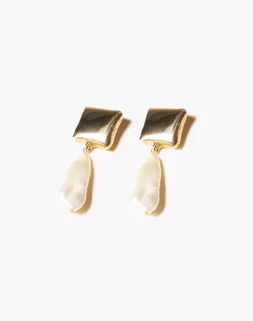 商品Madewell|Odette Pia Earrings,价格¥1361,第1张图片