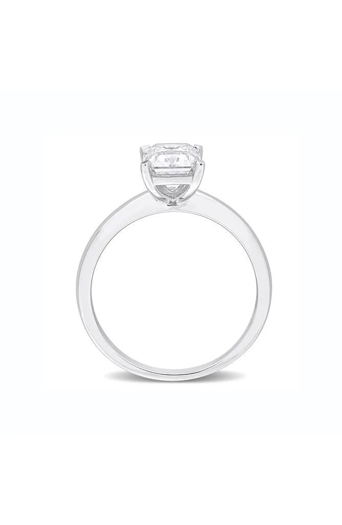 Sterling Silver Octagon-Cut Moissanite Ring 商品