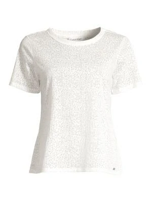 商品Calvin Klein|Leopard-Print T-Shirt,价格¥159,第3张图片详细描述