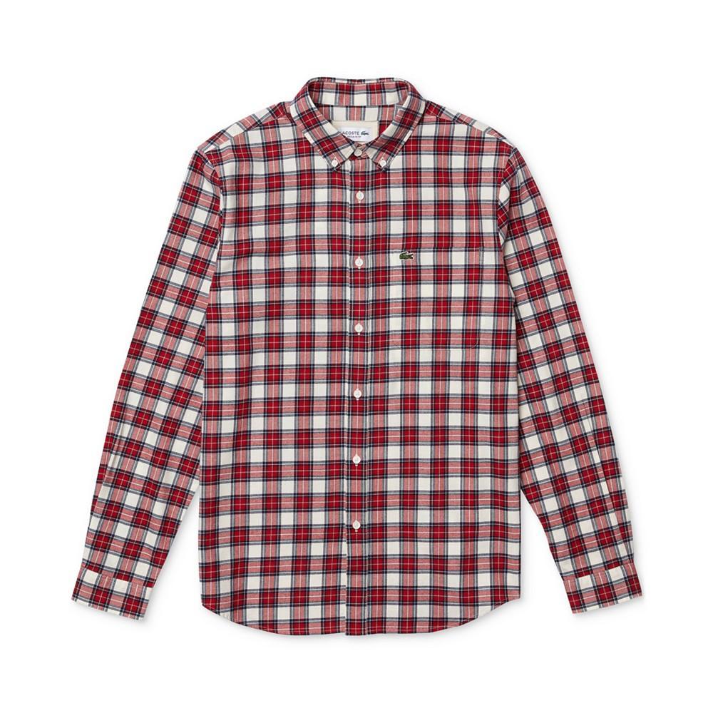 商品Lacoste|Men's Check Flannel Shirt,价格¥1066,第1张图片